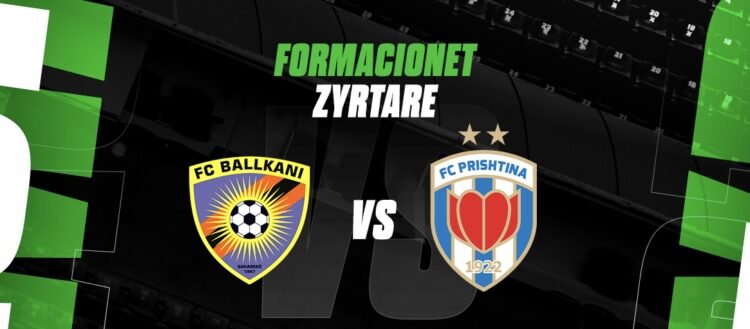 Formacionet zyrtare të derbit, Ballkani-Prishtina