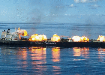 Sulmohen dy anije në Detin e Kuq