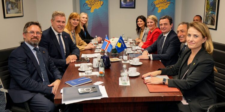 Kurti takohet në ShBA me homologun nga Islanda, kërkon mbështetjen për anëtarësim në NATO