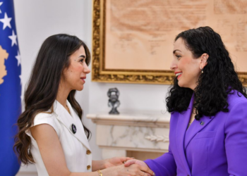 Osmani e pret në takim Nadia Murad, njëra prej zërave më të fuqishëm për viktimat e dhunës seksuale