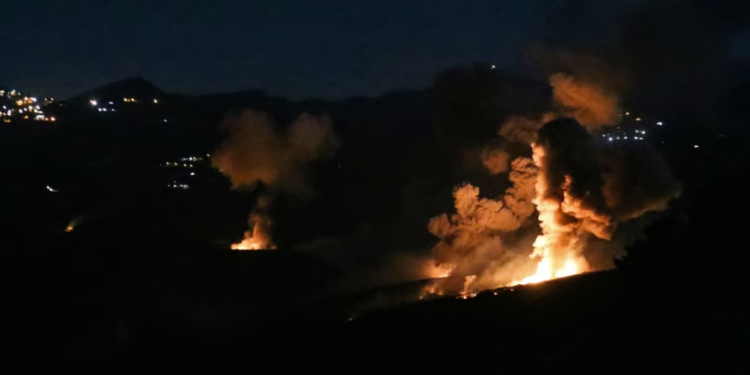 Izraeli thotë se ka goditur qindra caqe në Liban