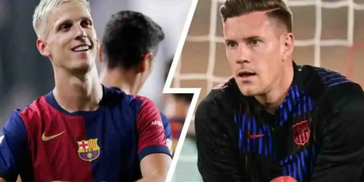 Barcelona do të regjistrojë Olmon dhe Szczesnyn në La Liga pas lëndimit të Ter Stegen