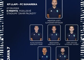 Caktohen gjyqtarët e dueleve të kësaj jave në futboll