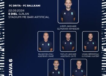 Caktohen gjyqtarët e ndeshjeve të Superligës