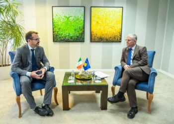 Bislimi takohet me ambasadorin jorezident të Irlandës, flasin për fuqizim të marrëdhënieve