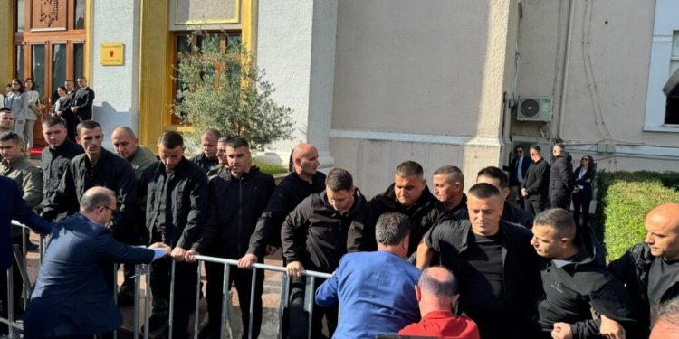 Deputetët e përjashtuar opozitarë tentojnë të hyjnë me forcë në seancën e Kuvendit në Shqipëri