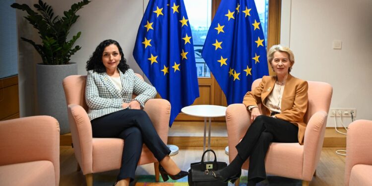 Osmani nesër takon Von der Leyen, pas takimit do të mbajnë konferencë për media