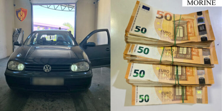 Policia e Shqipërisë ndalon shtetasin e Kosovës, në veturë kishte 18 mijë euro