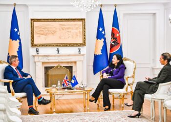 Osmani priti në takim ambasadorin britanik, diskutuan për zhvillimet në vend