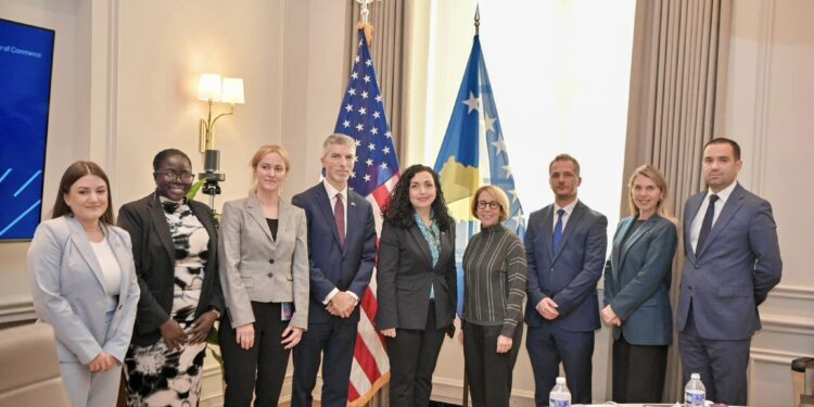 Osmani takohet me përfaqësues nga Google dhe Amazon