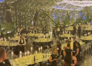 Si në përralla – Pak nga brenda sallës së dasmës të Dafinës dhe Kreshnikut