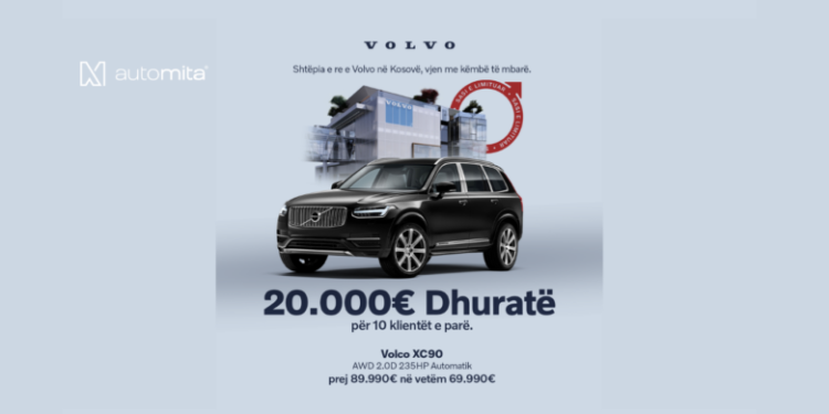 Interes i madh – stoku po shteron! Volvo xc90 me zbritje 20,000€ vetëm për pak blerës të mbetur!