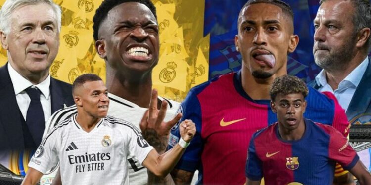 Listat e lojtarëve të ftuar nga Ancelotti dhe Flick për El Clasico