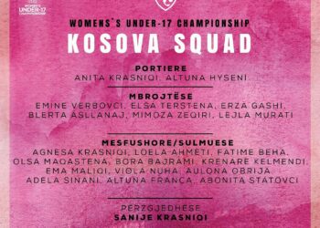Kosova U17 gati për kualifikimet e “Euro 2025”