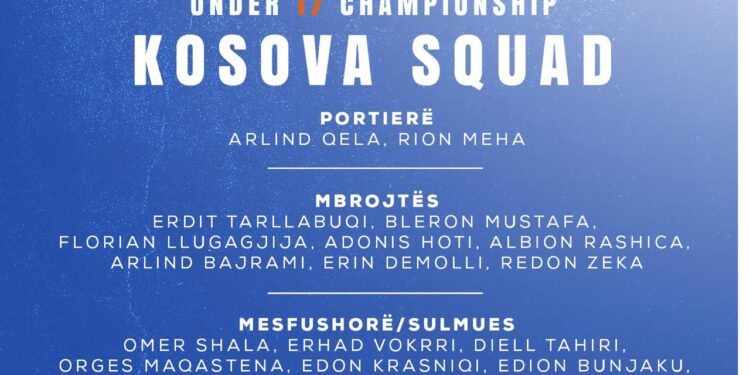 Kosova U17, gati për kualifikimet evropiane