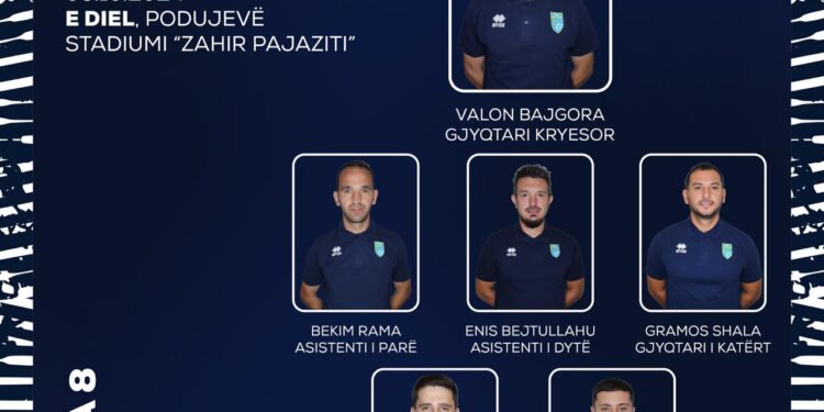 Gjyqtari Bajgora drejton derbin e Superligës