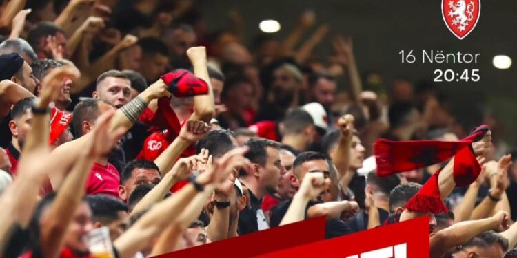 Shiten biletat për duelin Shqipëri – Çeki