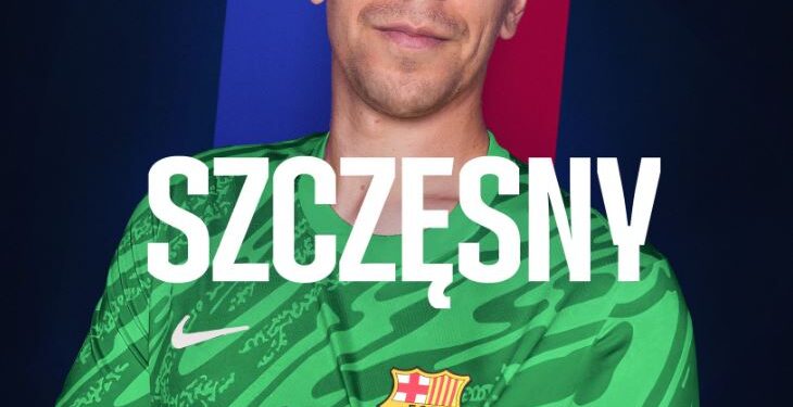 Barcelona prezanton Szczesnyn