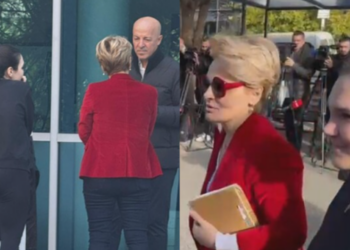 Me masë sigurie, Monika Kryemadhi paraqitet në SPAK nën shoqërinë e vajzës