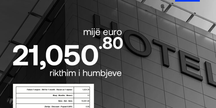 KEDS: Pronari i një hoteli në Prishtinë vodhi mbi 21 mijë euro rrymë