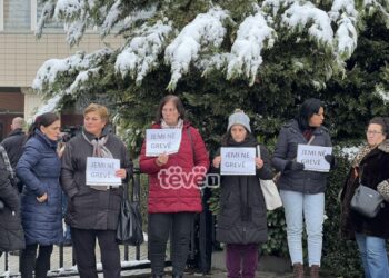 Punëtoret teknike hyjnë në javën e 11-të të grevës, Kuvendi nuk i lejon të qëndrojnë në oborr