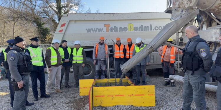 Në Leposaviq vendoset gurthemeli i objektit të ri të nënstacionit policor