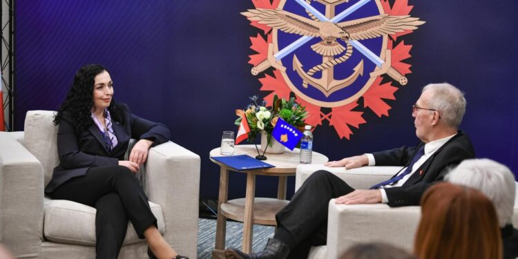 Osmani: Kosova dhe Kanadaja do ta fillojnë bashkëpunimin në trajnim ushtarak
