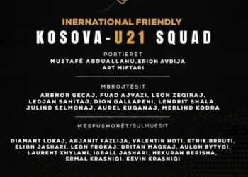 Mblidhet gjenerata e re e Kosovës U21