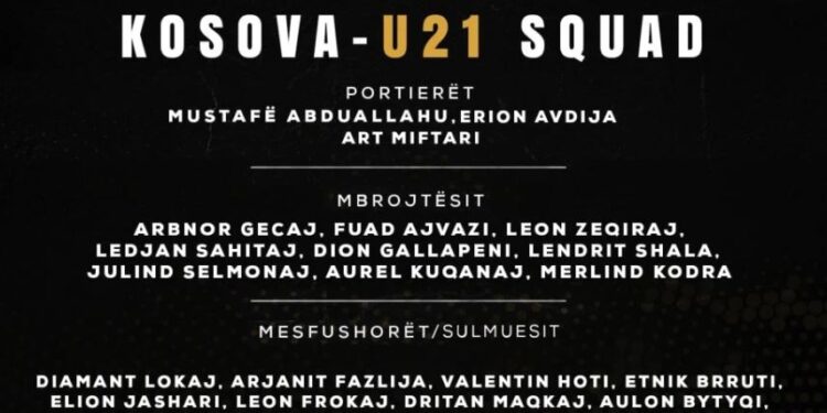 Mblidhet gjenerata e re e Kosovës U21