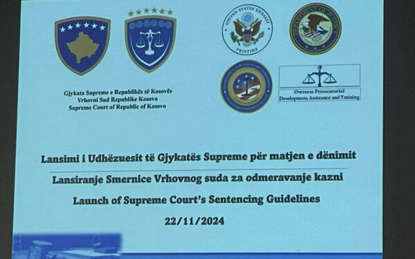 Supremja lanson udhëzuesin për matjen e dënimit