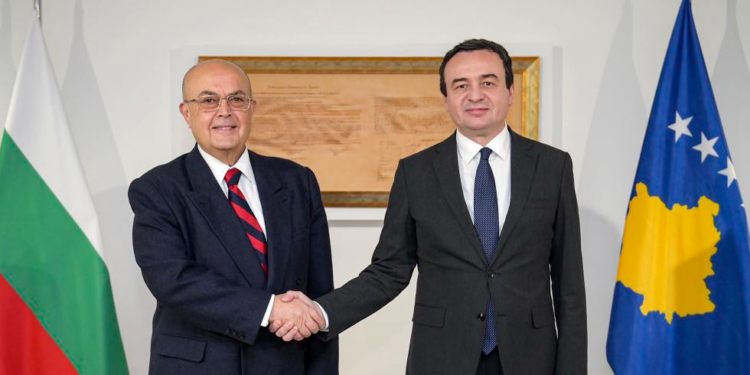 Kurti në takim lamtumirës me ambasadorin e Bullgarisë, falënderon për përkushtimin e tij për Kosovën