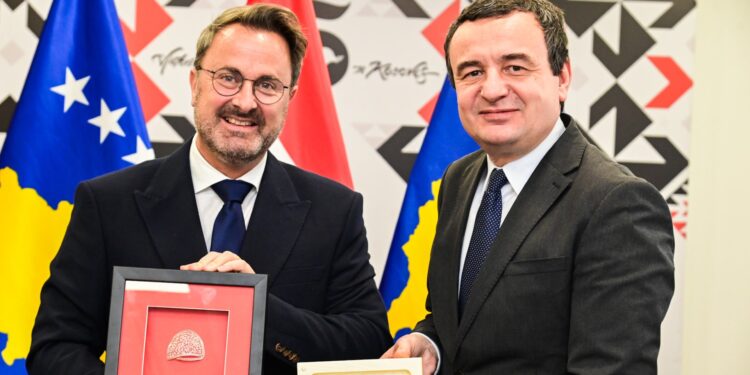 Kurti: Ndihma e Luksemburgut mbi mesataren e shteteve të BE-së në raport me territorin e popullsinë