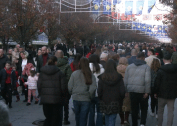 Shqiptarë nga të gjitha trojet erdhën për të shënuar 28 Nëntorin në Prishtinë