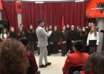 Si është festuar 28 Nëntori në shkollën “ Emin Duraku”, në kryqytet?