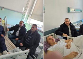 Sindikata i viziton në spital policët që u vetëaksidentuan në Zveçan