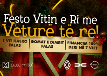 Dhurata më e bukur e fundvitit? Një makinë e re nga Auto Mita