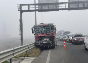 Aksident mes dy kamionëve në Veternik, nuk raportohet për të lënduar