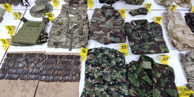 Policia njofton për armatimin e sekuestruar në një lokacion në Zubin Potok