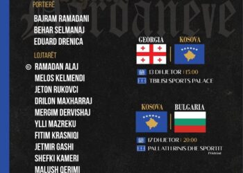 Futsall, Kosova publikon listën për duelet kualifikuese
