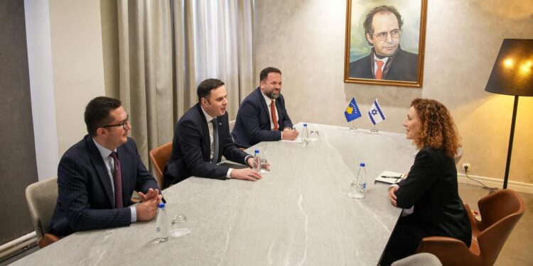Abdixhiku pret në takim ambasadoren e Izraelit, e njofton për përgatitjet e LDK-së lidhur me zgjedhjet