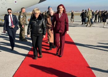 Presidentja e Sllovenisë arrin në Kosovë