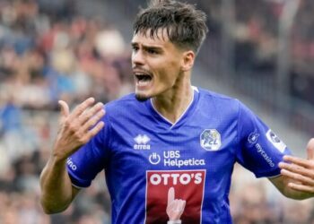 Paraqitje heroike nga Donat Rrudhani te Luzerni përballë Winterthurit