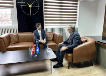Hamza takohet me ambasadorin e Zvicrës në Kosovë