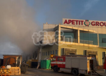 Përfshihet nga zjarri fabrika e mishit “Apetit Group”