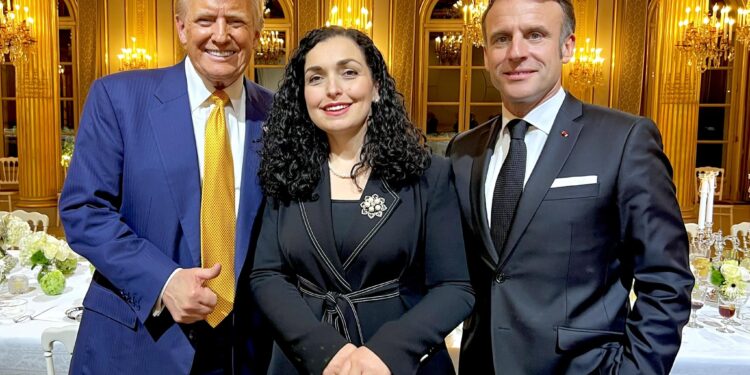 “Aleanca euroatlantike”, Osmani publikon fotografi të re me Trump dhe Macron