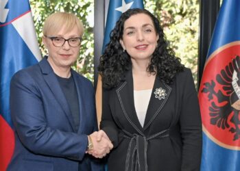 Osmani diskuton me homologen sllovene për sigurinë dhe integrimin euroatlantik të Kosovës