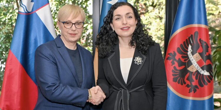 Osmani diskuton me homologen sllovene për sigurinë dhe integrimin euroatlantik të Kosovës