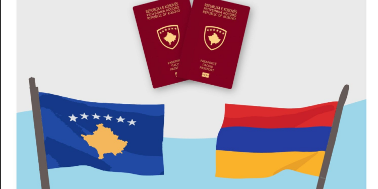 Armenia nga sot njeh zyrtarisht pasaportat e Kosovës