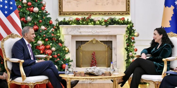 Osmani pas takimit me zyrtarin amerikan: Kosova dhe ShBA-ja do ta finalizojnë së shpejti Dialogun Strategjik
