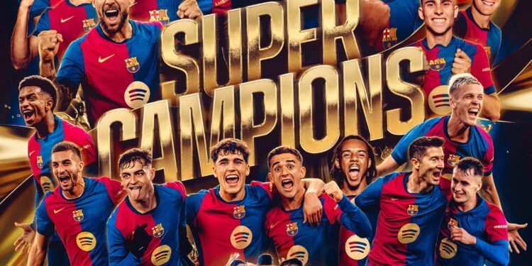 Barcelona bindëse kundër Real Madrid, fiton Superkupën e Spanjës